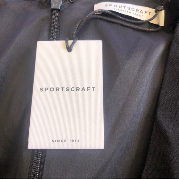 🌿 SPORTSCRAFT 🌿 black Aline sleeveless dress v neckline size 10 - Picture 8 of 8